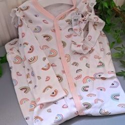 Baby Girl 18-24 Months BNWT Pep&Co Supersoft Sleepsuit And Headband Set