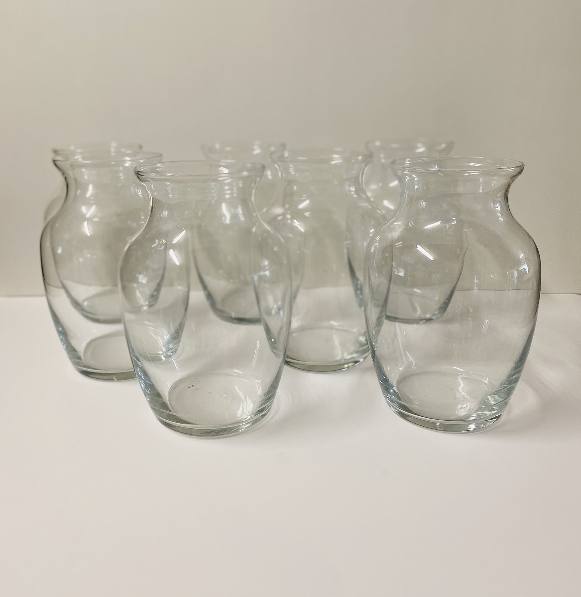 7 Glass Centerpiece Vases With Flowers