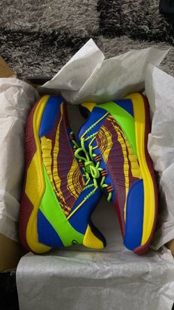 AND1 Explosive T athletic shoes in a multi-color design.