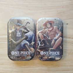 One Piece Tin Pack Set Vol. 2, Lot of 2 (Sealed, Brand New!)