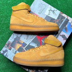 Nike Air Force  GS 1 High LV8 3 “ Wheat “