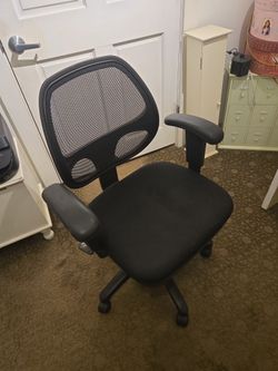 Desk Chair Black Adjustable