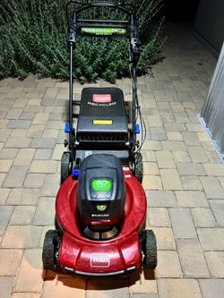 Toro  lawnmower -  battery powered