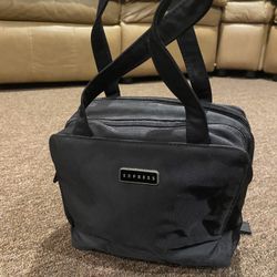 Express Brand Black Bag Organizational Travel Tote handbag bag purse sachet wallet