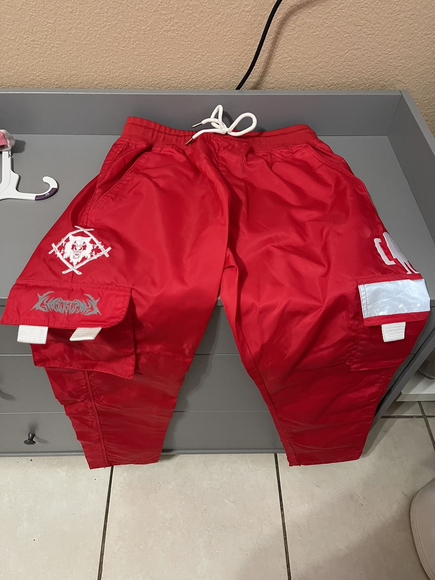 HollowSquad X GhostSupply Red Pants