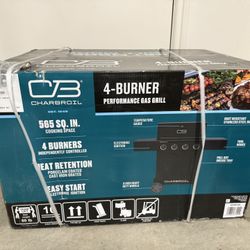 Char-Broil 4-Burner Gas Grill - Backyard BBQ Beast! Brand New!
