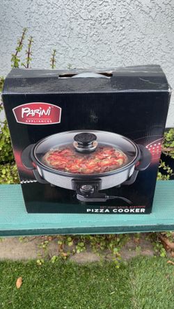 Pizza Cooker PARINI 12" Non-Stick Electric Pizza Cooker NIB