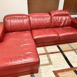 Leather sofa - Excellent Condition 
