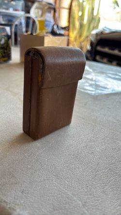 Vintage Cigarette Case cowhide West Germany what it’s made in