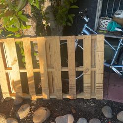 Slightly Damaged Pallet