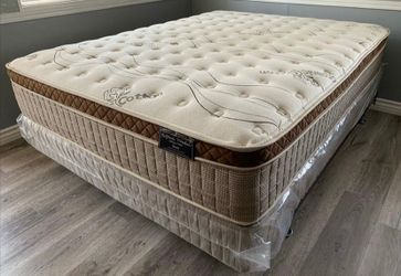 Full Organic Cloud Edition Europillow Top 12inch Matres Andboxspring!