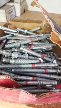 Hilti wedge anchors 3/8 x 5