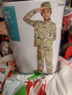 Costume  The Soldat  Size 8-10  Disfras De Soldado Talla8-10
