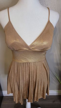 Gold Dress size Medium