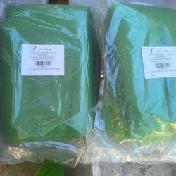 Fabric Fairy Green Tull Material 