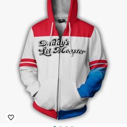 Unisex 3D Digital Zipper Sweatshirt Print Anime Game Elements Figure Character Couples Hoodies