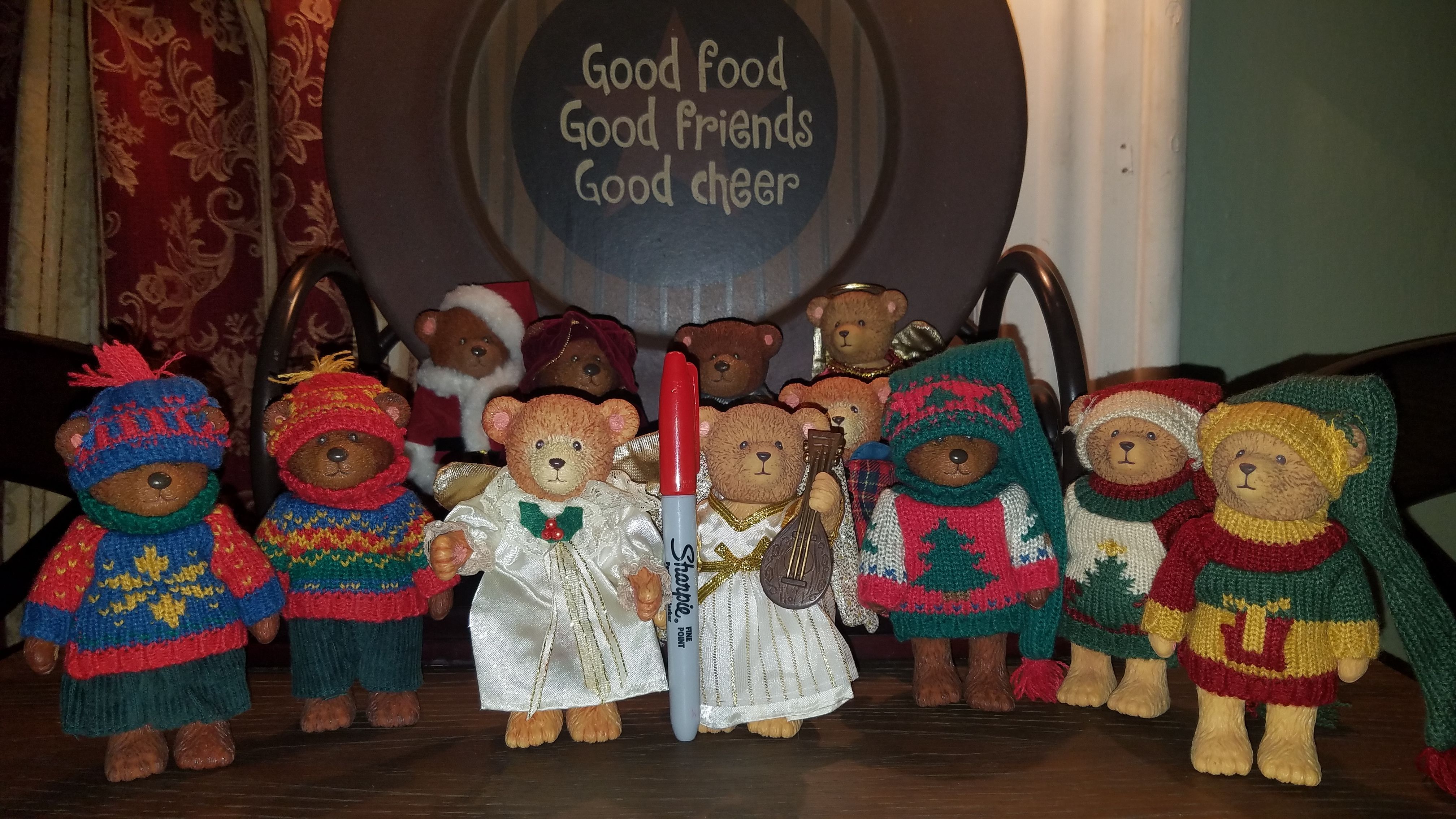 THE SPIRIT OF CHRISTMAS TEDDY LOT