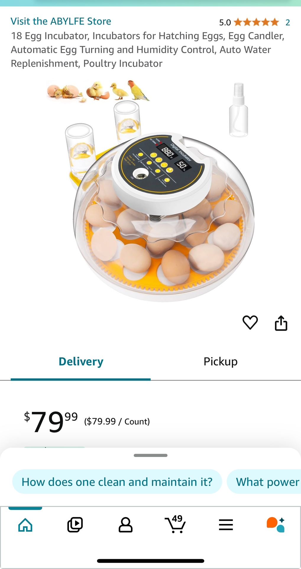18 Egg Incubator
