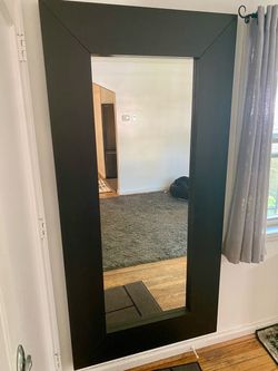 Large Floor Mirror with Frame