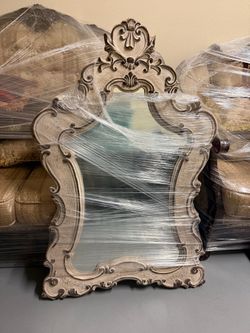 Antique White Mirror