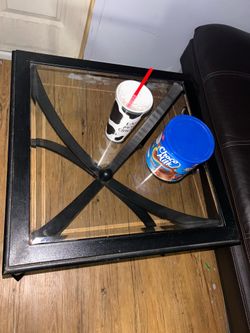 Small glass table