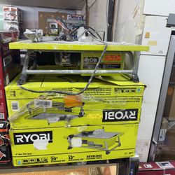 4.8 -Amps 7 in. Blade Corded Tabletop Wet Tile Saw