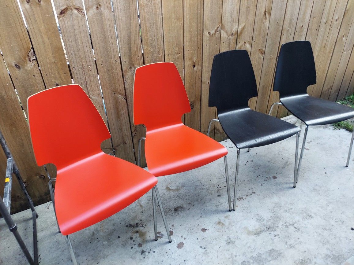 Vintage Ikea Vilmar Swedish Johanna Jelinek Minimalist Chairs