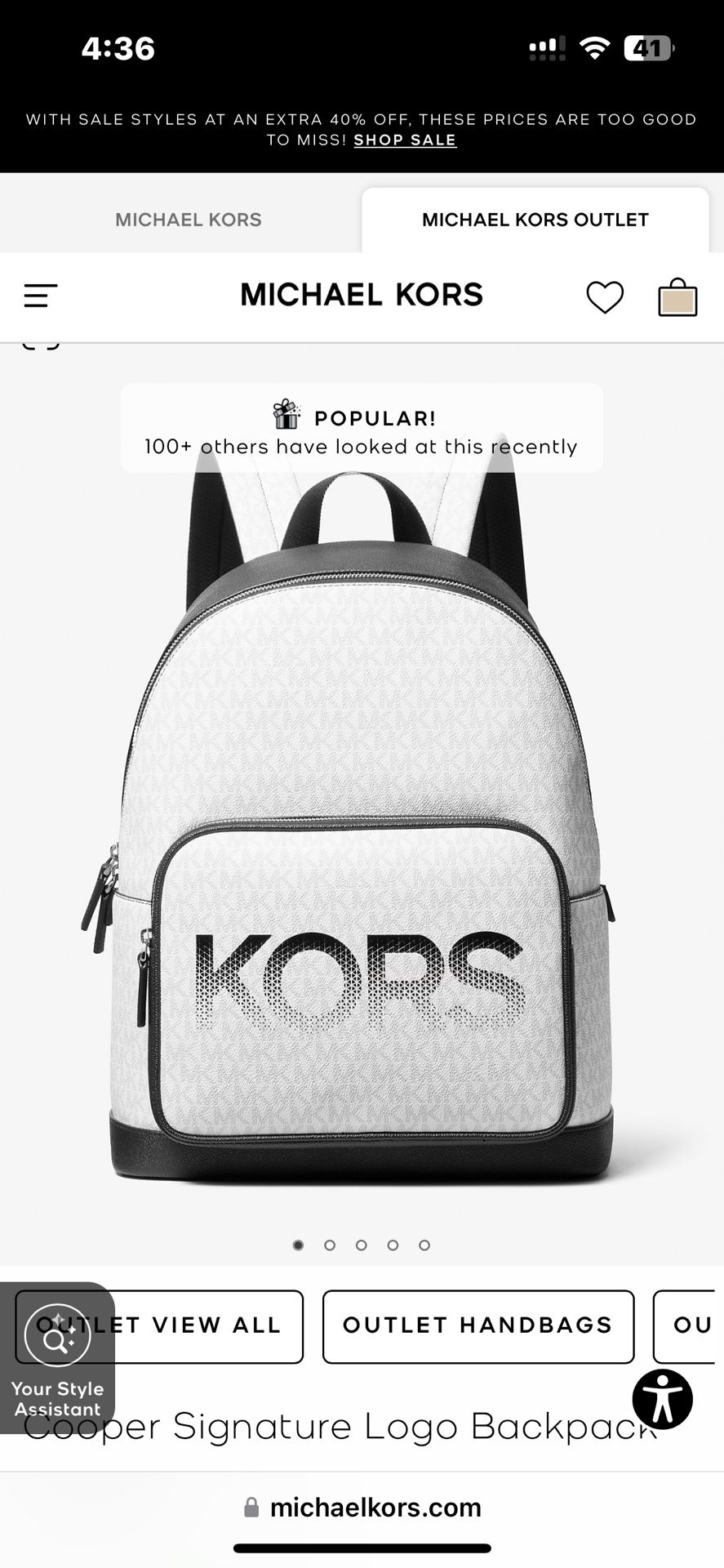 Michael Kors Backpack