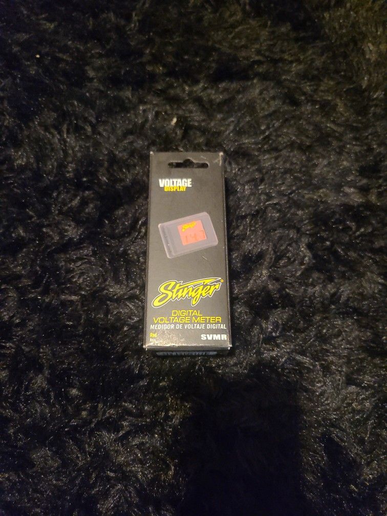Stinger Digital Volt Meter Red Led