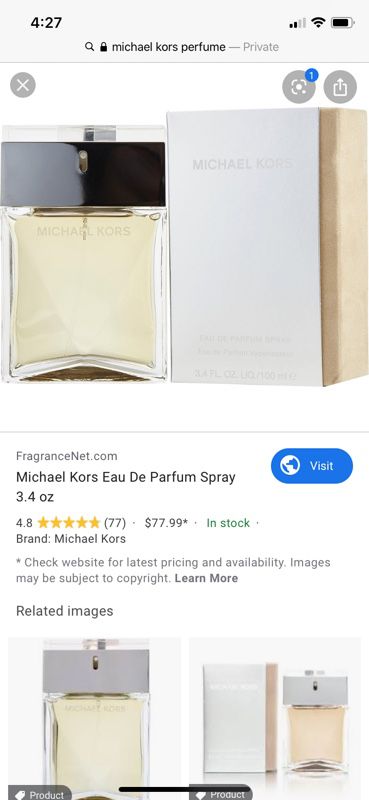Michael kors perfume