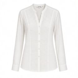 Calvin Klein White Long Sleeve Button-Up Blouse