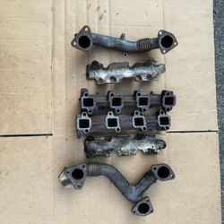 GM Silverado/Sierra 2500HD/3500HD Duramax Stock Exhaust  Manifolds And Up Pipes