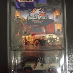 Jurassic Park jeep matchbox