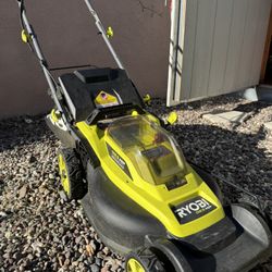Ryobi 16” Electric Lawn Mower 18v