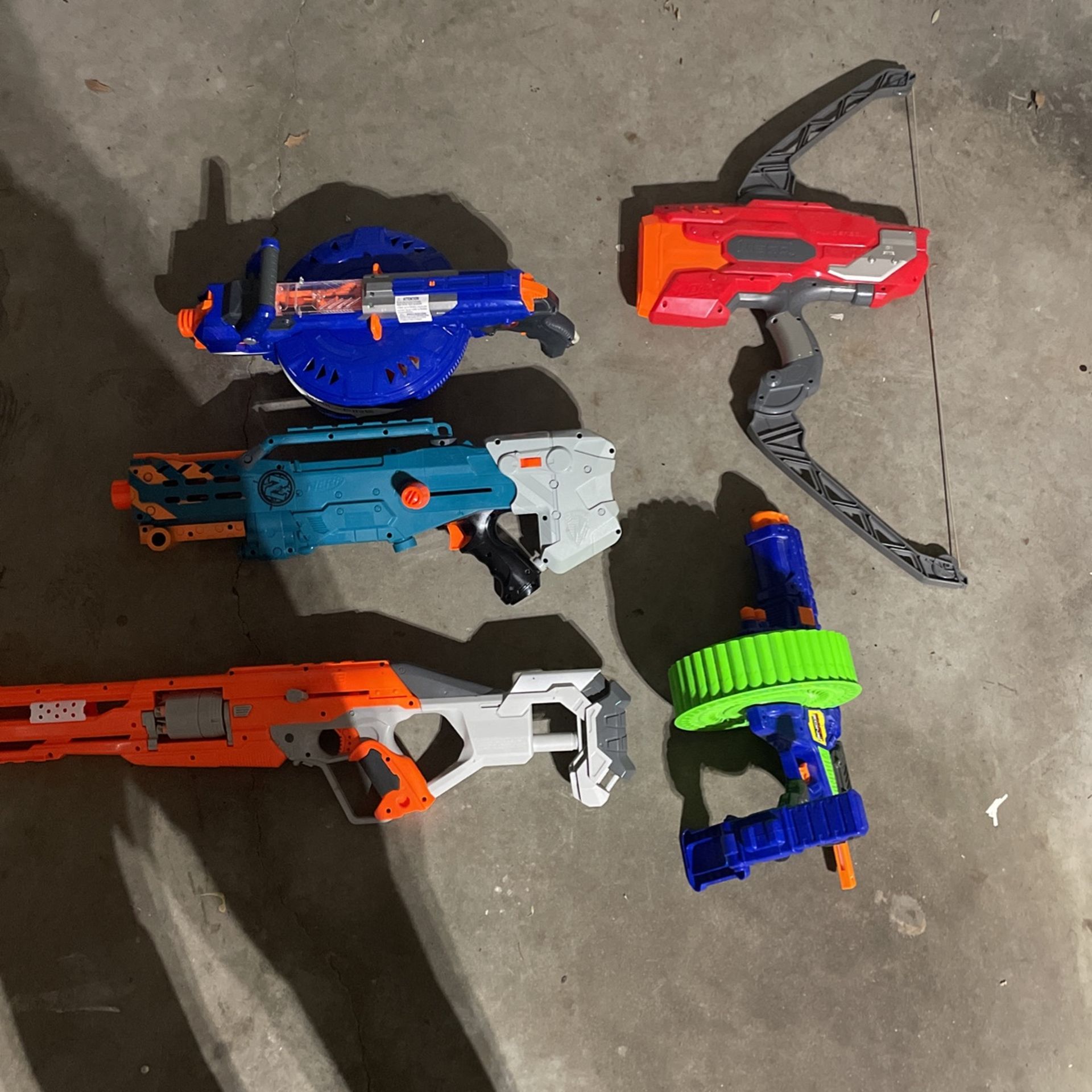 Batch Of Nerf Guns