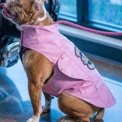 Biker Dog jacket (Pink XL) new with tags 