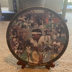 Walter Payton collectors plate