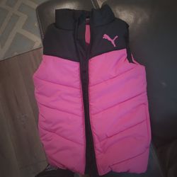 Puma Vest(pink And Black)