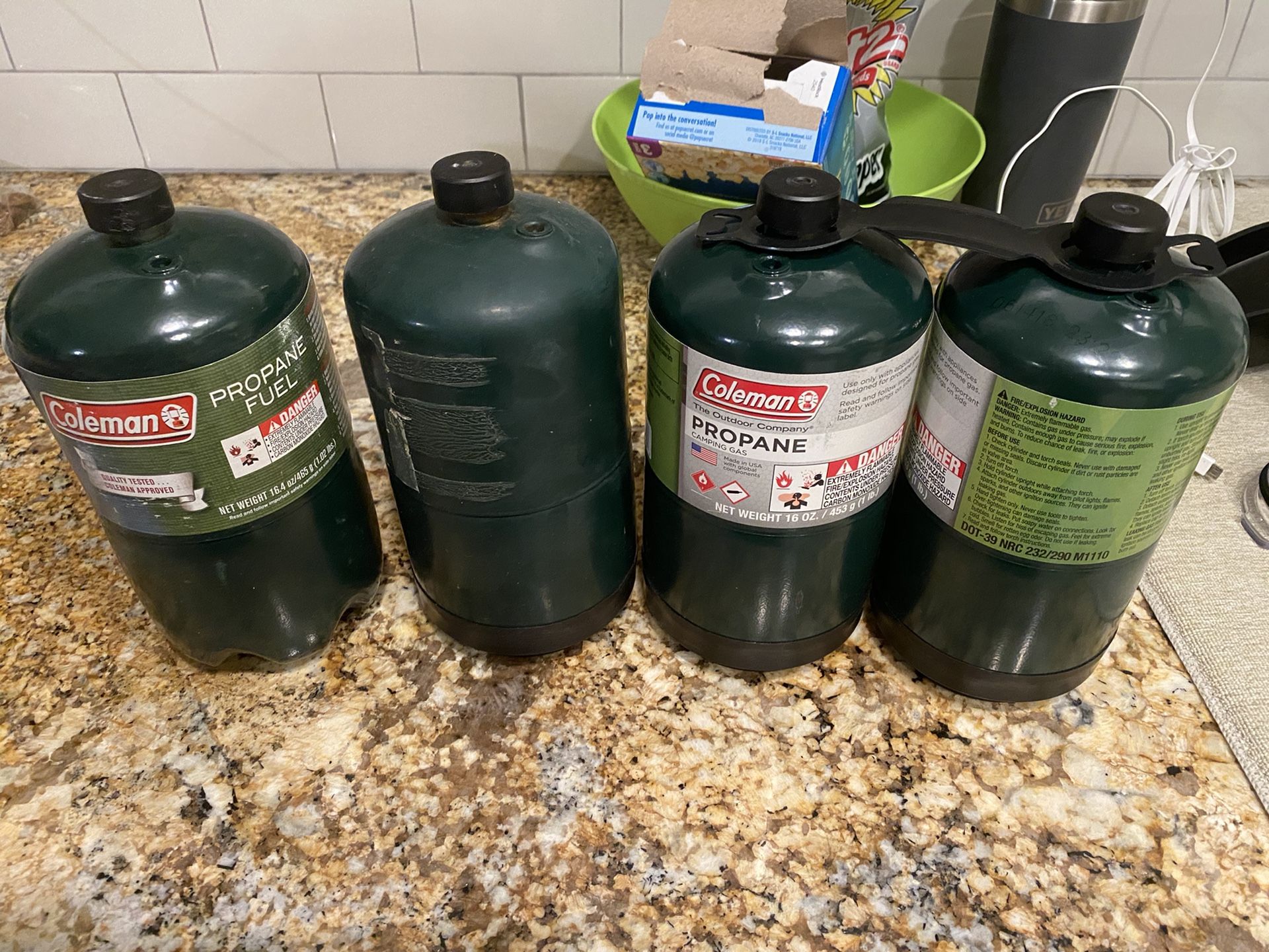 Coleman Camping Propane Tanks for Sale in Carlsbad, CA OfferUp