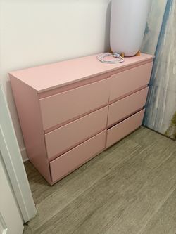 Pink dresser