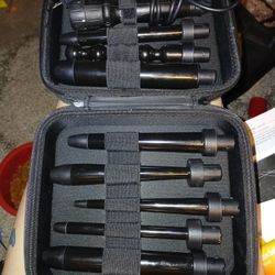 NuMe OCTOWAND Hair Curling Iron Wand 8 Barrel W/ Case

