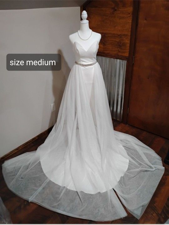 Women's White Wedding Dress