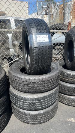 275/65/18 Goodyear Set Of 4 Tires 95% life Installed And Balanced Set De 4 Llantas Como Nuevas Instaladas Y Balanceadas