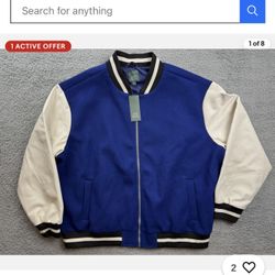 Wild Fable Varsity Jacket Woman’s Medium Bomber Retro Letterman Baseball