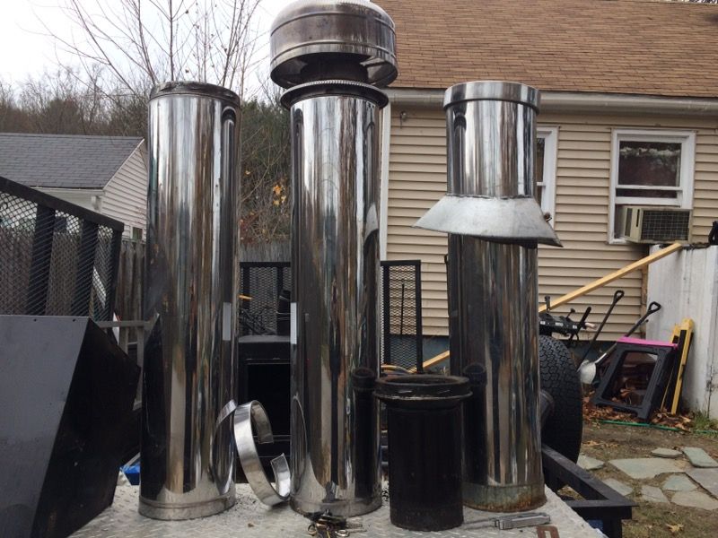 Stainless steel metalbestos chimney pipe complete application for Sale