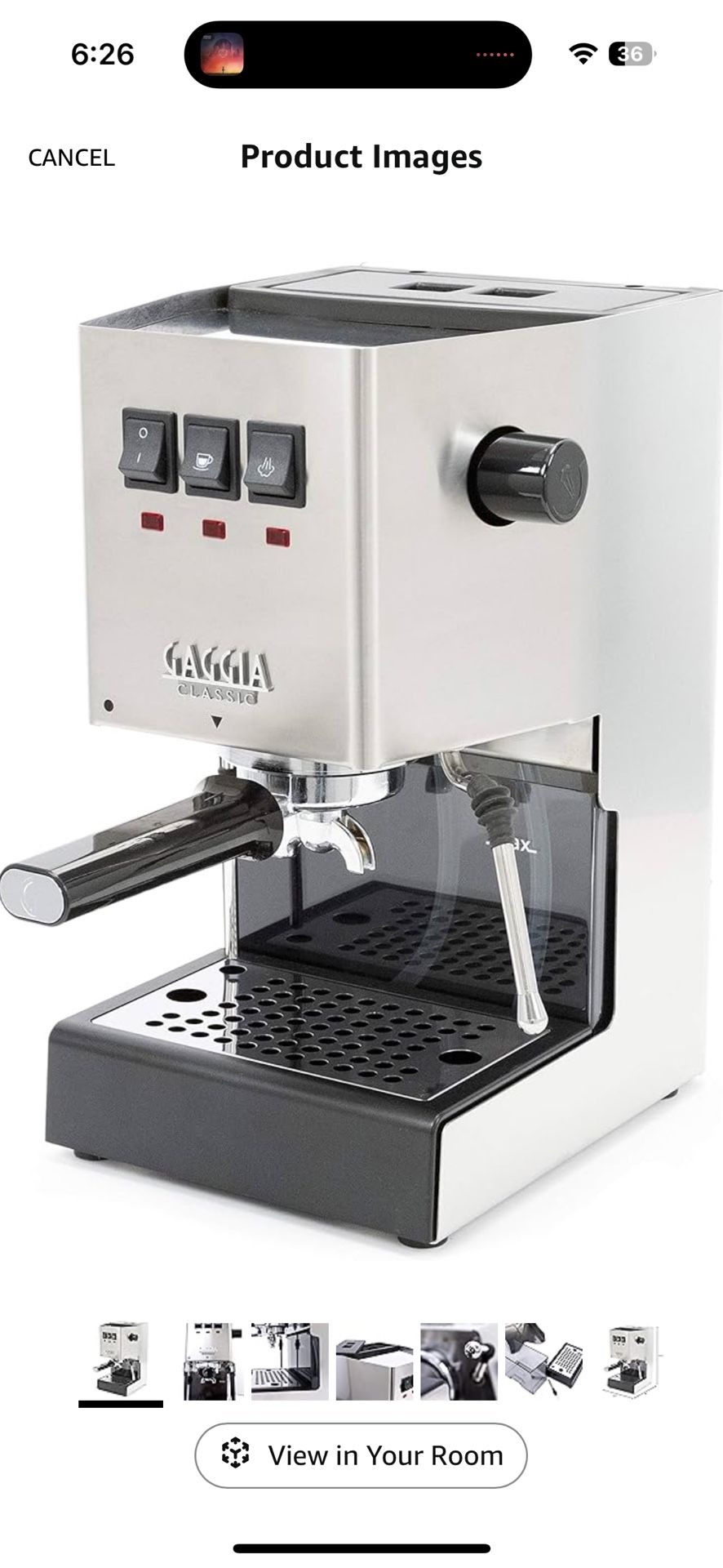 Gaggia Classic Evo Pro Espresso machine