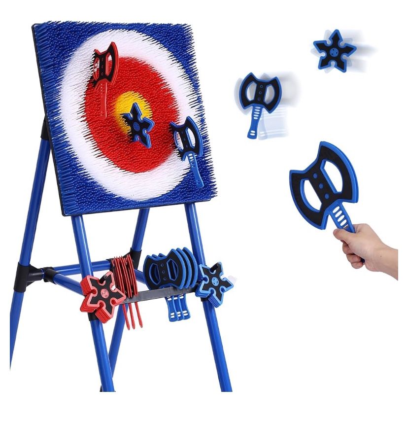 Sidske Deluxe Foldable Plastic Axe Throwing Game