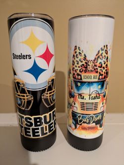 Tumbler cups with Bluetooth speakers