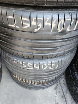 Pair 255/40/21 Pirelli PZERO