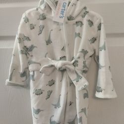 Dinosaur Bath Robe 0-9 Months 